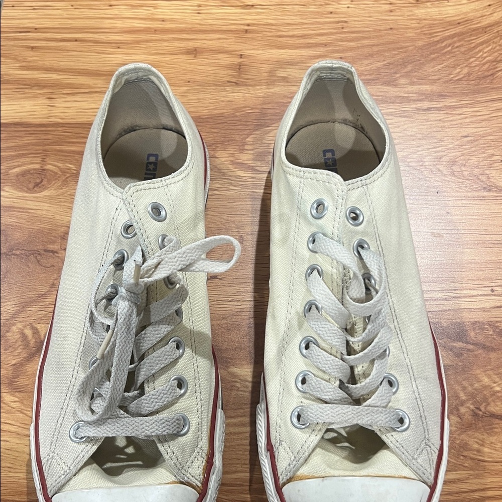 Converse Chuck Taylor All Star Low Top – Natural / Off-White Canvas - Picture 3 of 6